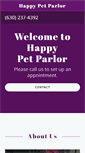 Mobile Screenshot of happypetparlor.com